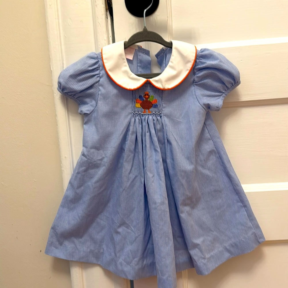 Petit Bebe dress with turkey